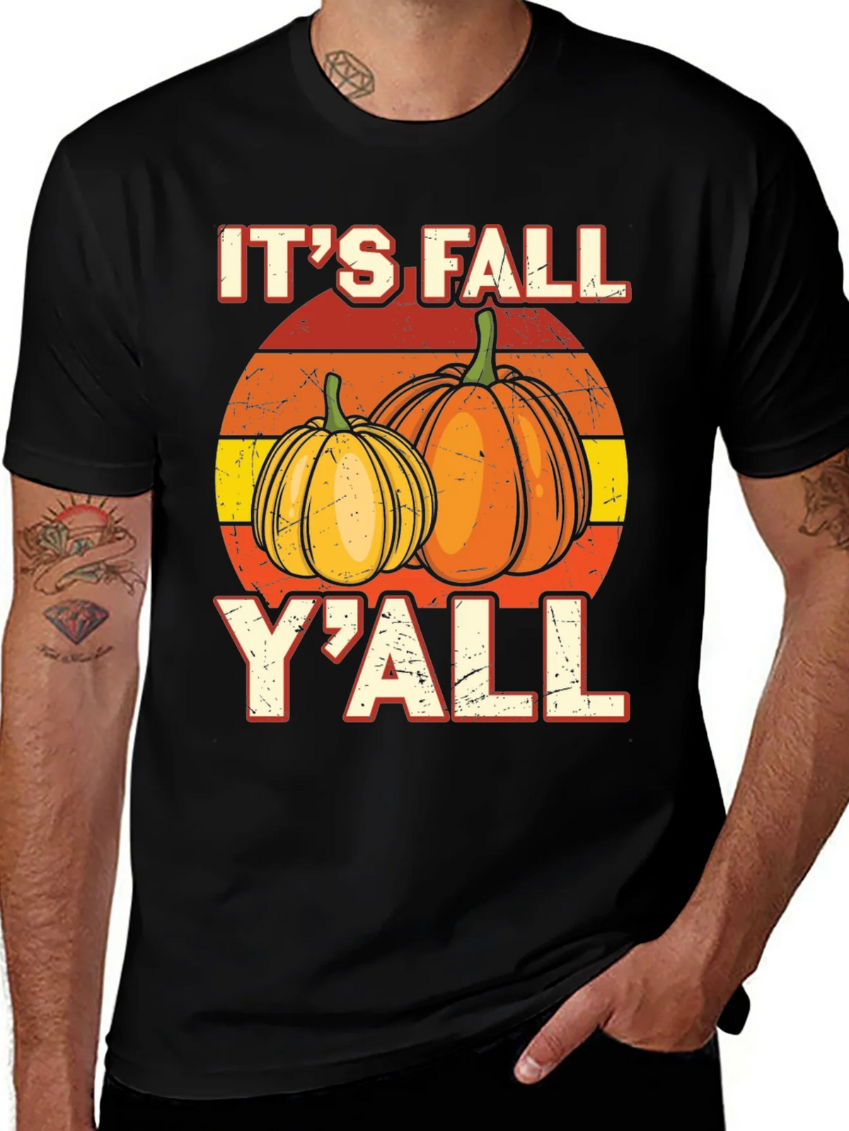 Its Fall Yall Pumpkin Graphic Tee product image 1