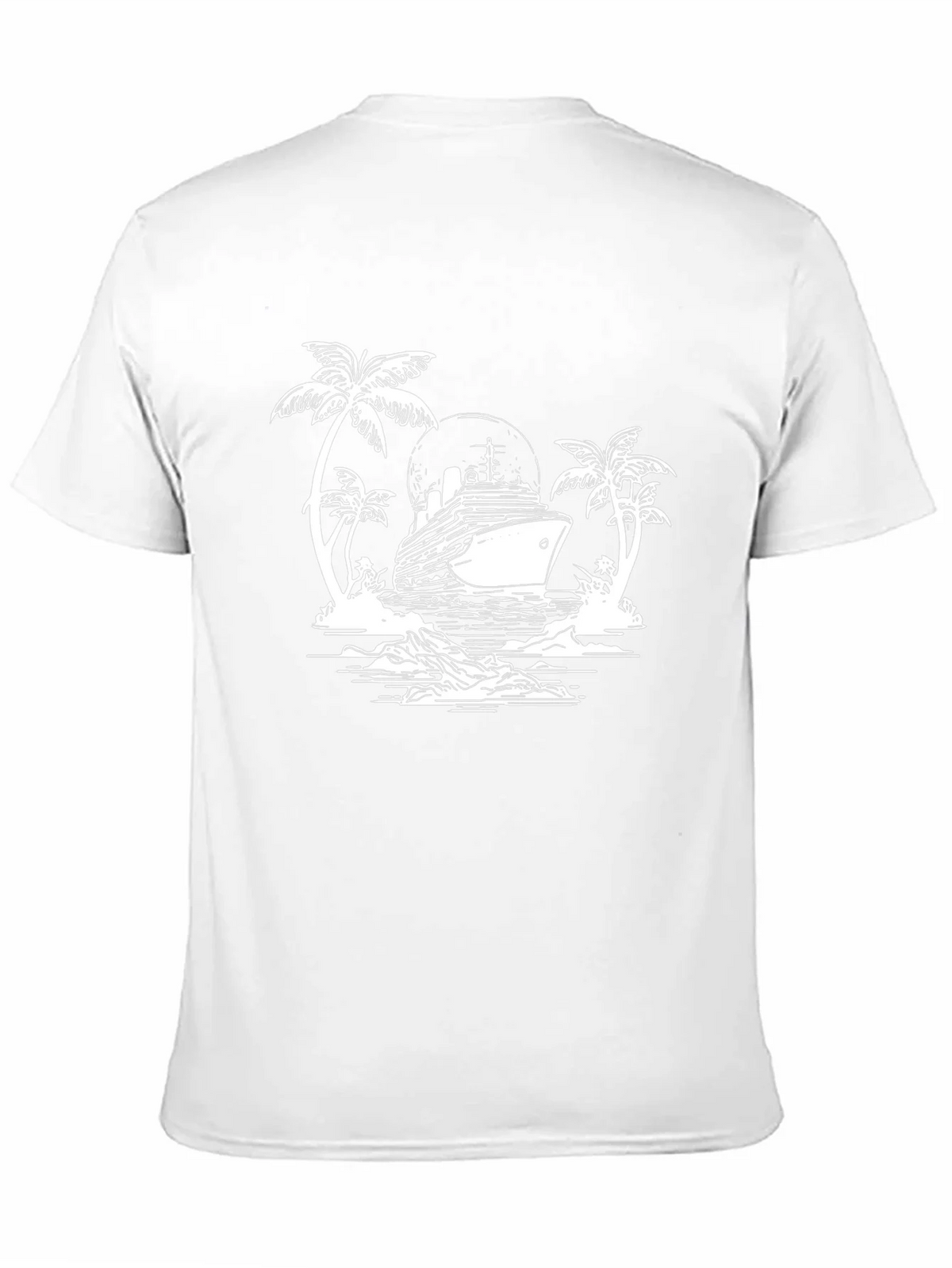 Cruise Ship Graphic T-Shirt - Island Getaway product image 9