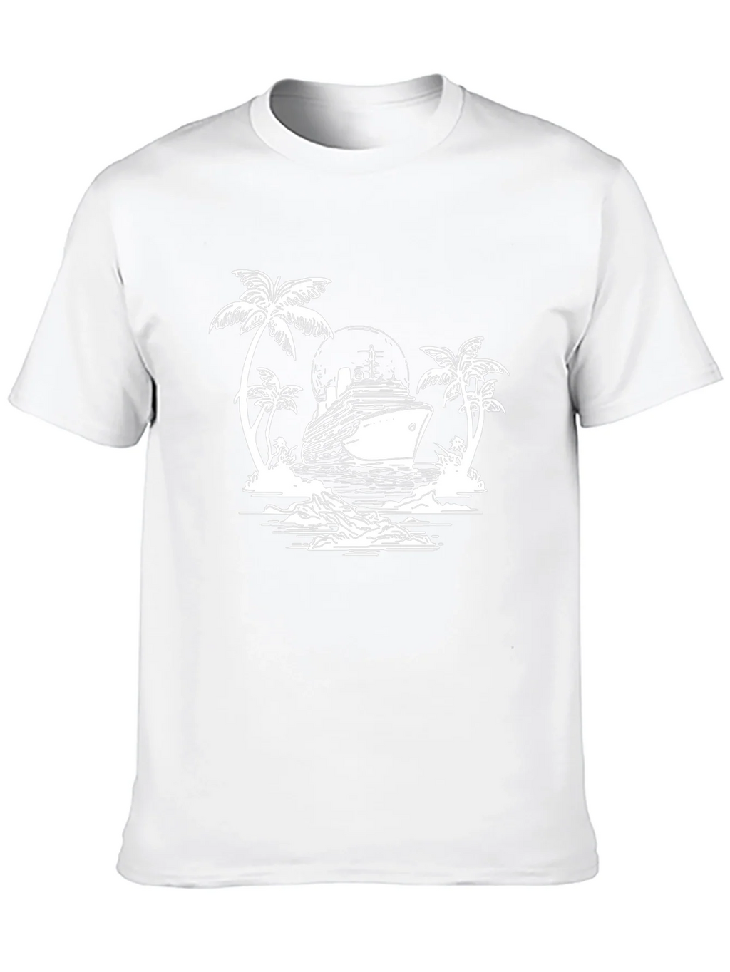 Cruise Ship Graphic T-Shirt - Island Getaway product image 8