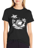 Cruise Ship Graphic T-Shirt - Island Getaway product image 1