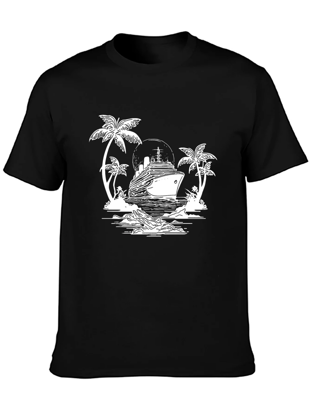 Cruise Ship Graphic T-Shirt - Island Getaway product image 2
