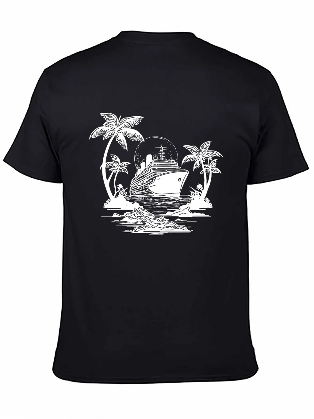 Cruise Ship Graphic T-Shirt - Island Getaway product image 3