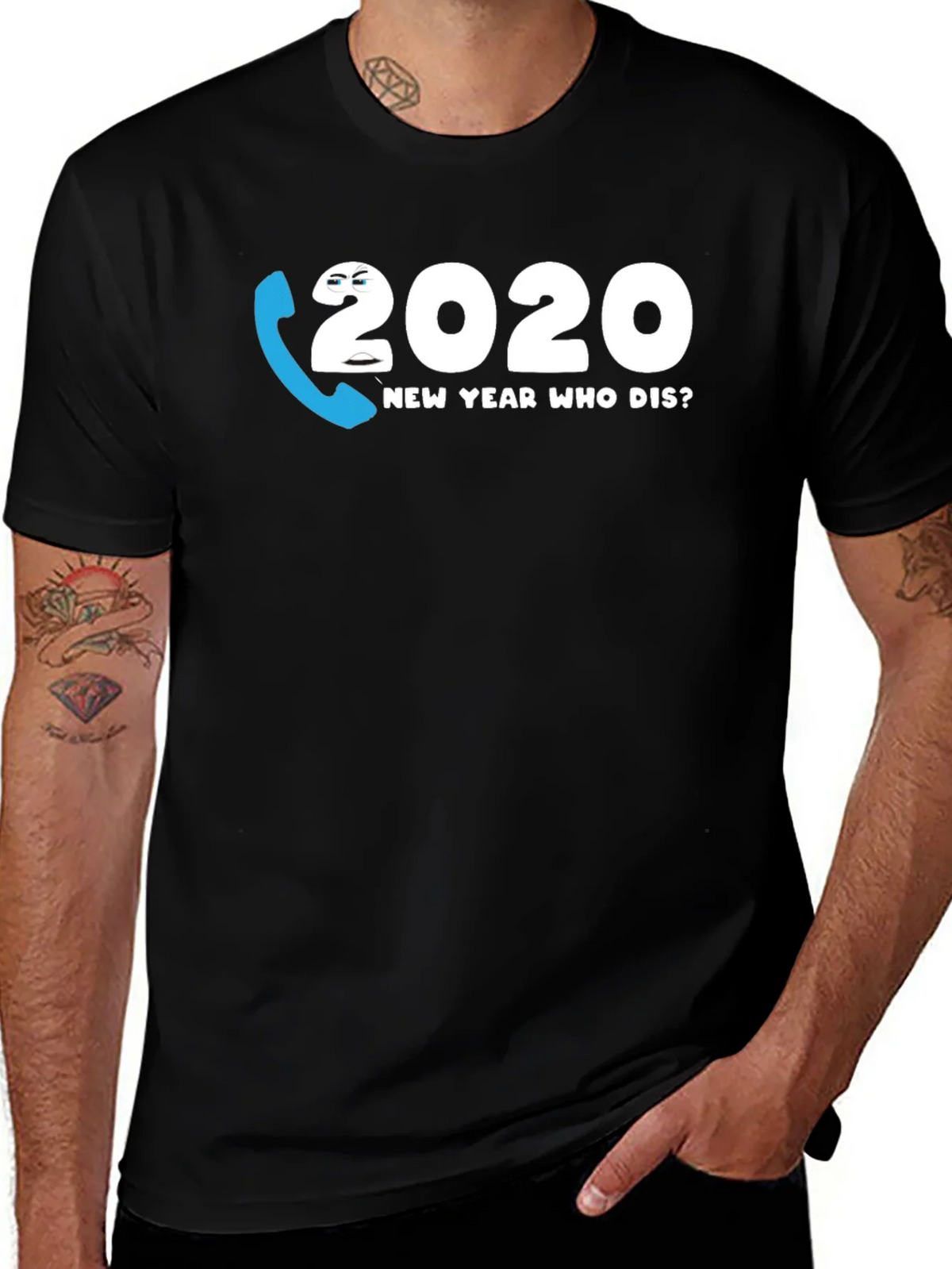 2020 New Year Who Dis? Graphic Tee product image 1