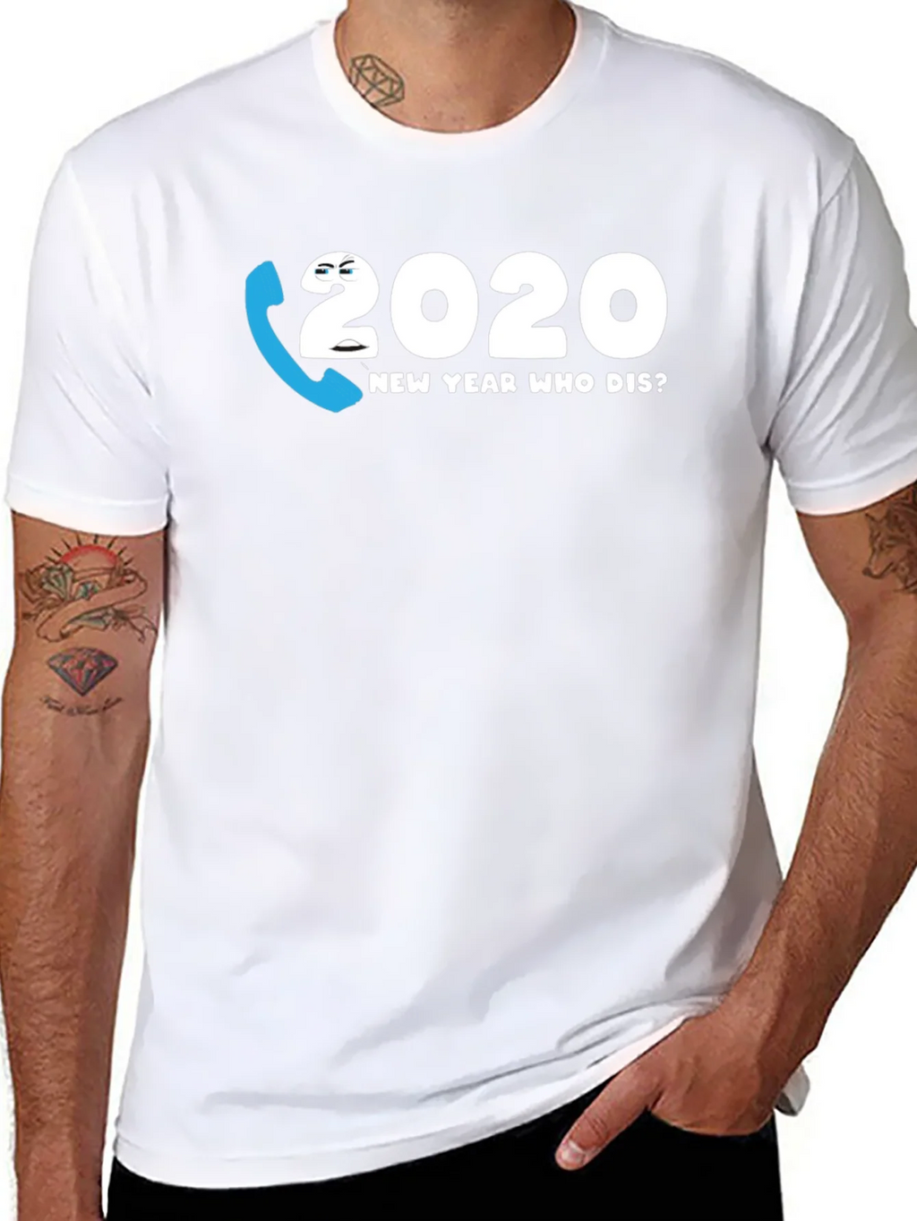 2020 New Year Who Dis? Graphic Tee product image 7