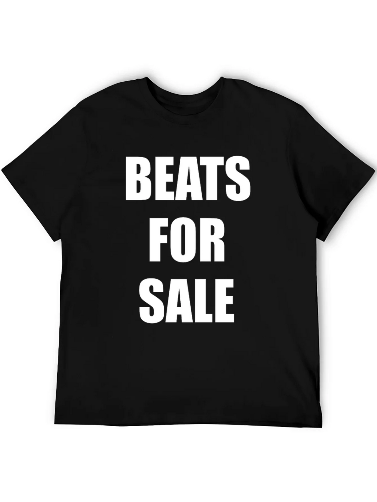 Beats For Sale Black Cotton T-Shirt product image 5