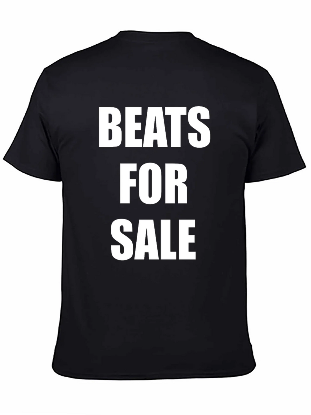 Beats For Sale Black Cotton T-Shirt product image 4