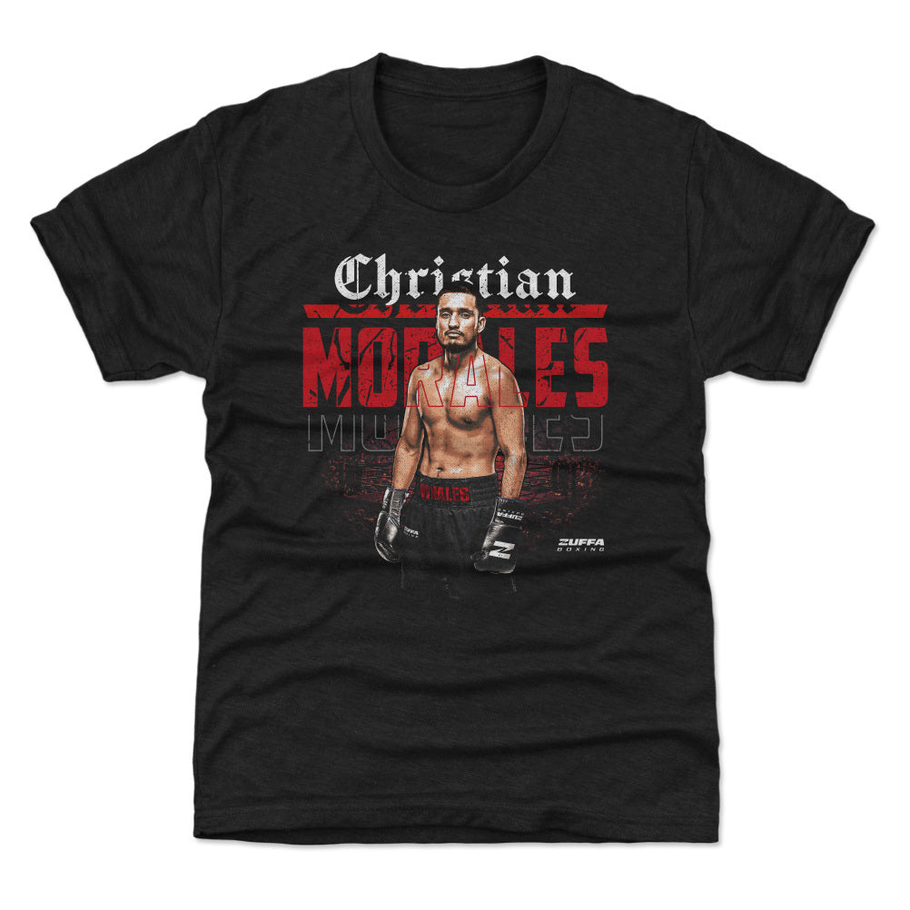 Christian Morales Zuffa Boxing Fighter Name WHT product image 1