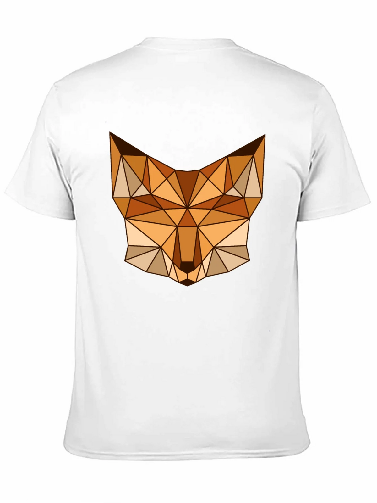 Geometric Fox Graphic Tee - Stylish Mens Black T-Shirt product image 10