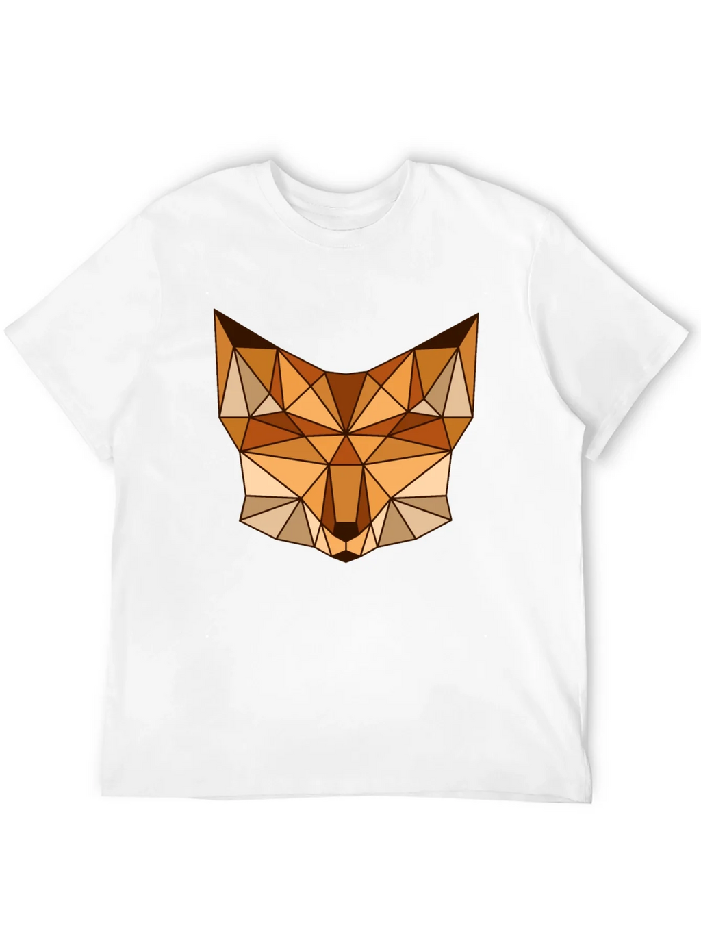 Geometric Fox Graphic Tee - Stylish Mens Black T-Shirt product image 11