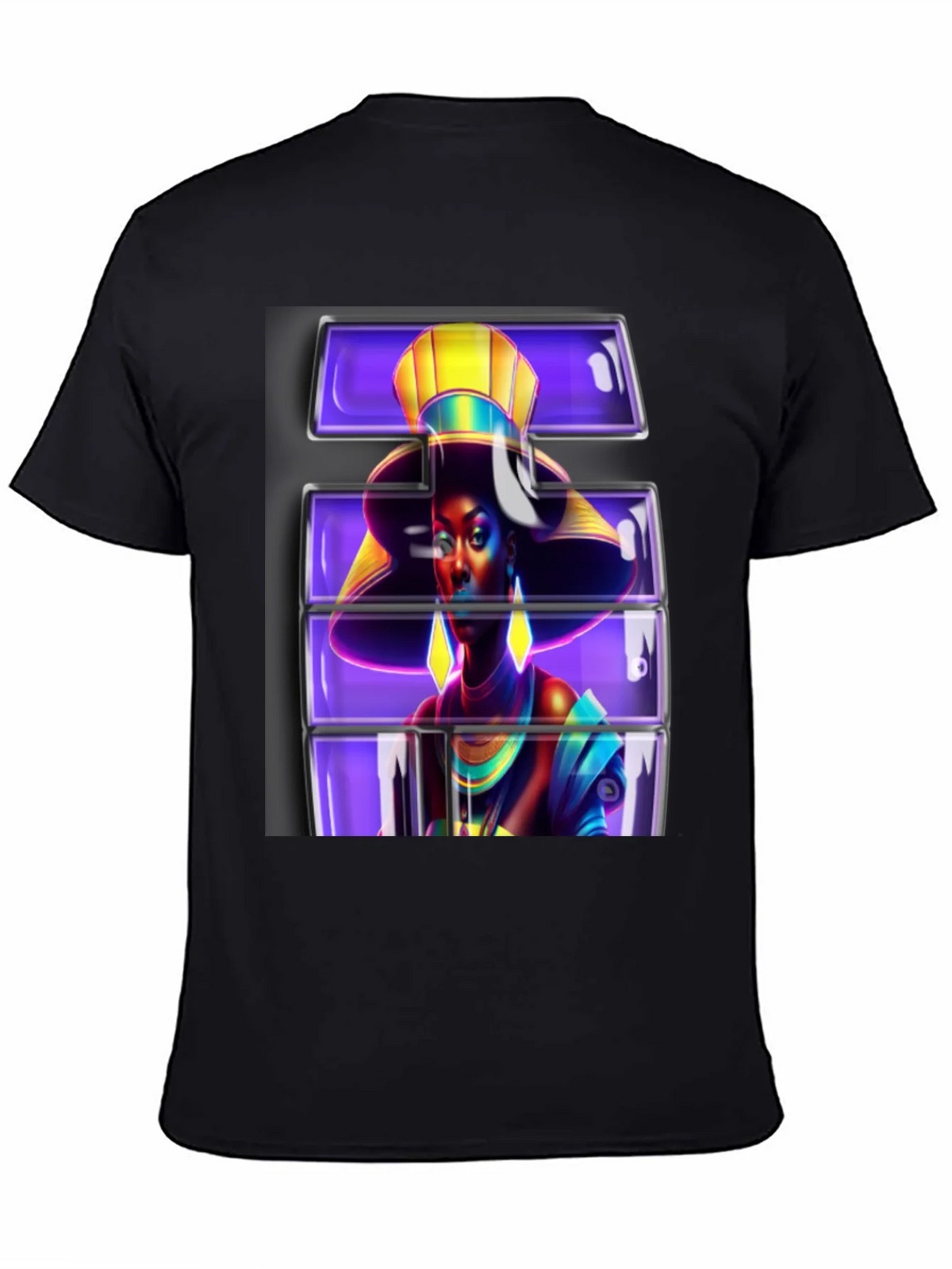 Graphic Tee - Egyptian Queen in 3D product image 2