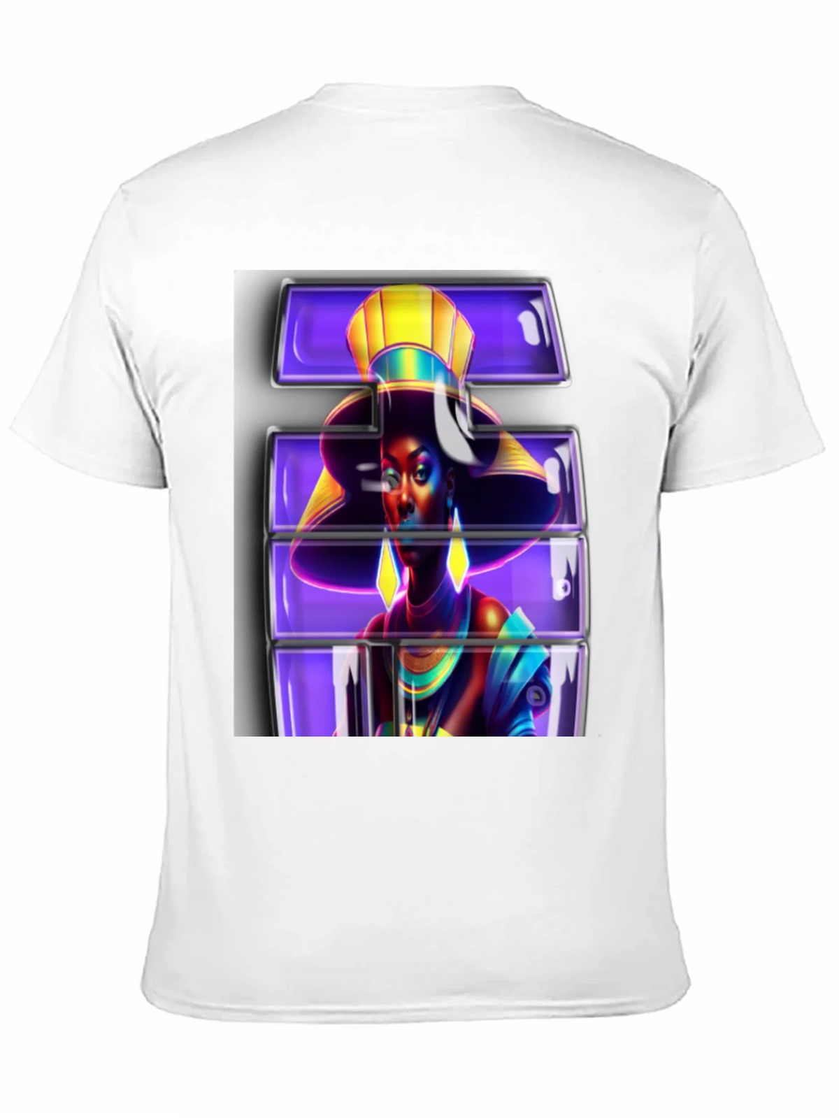 Graphic Tee - Egyptian Queen in 3D product image 7