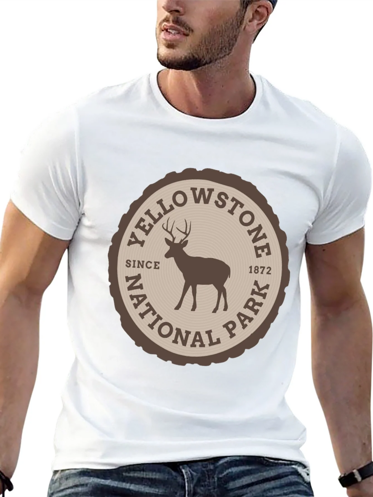 Yellowstone National Park T-Shirt Deer Graphic Tee product image 11