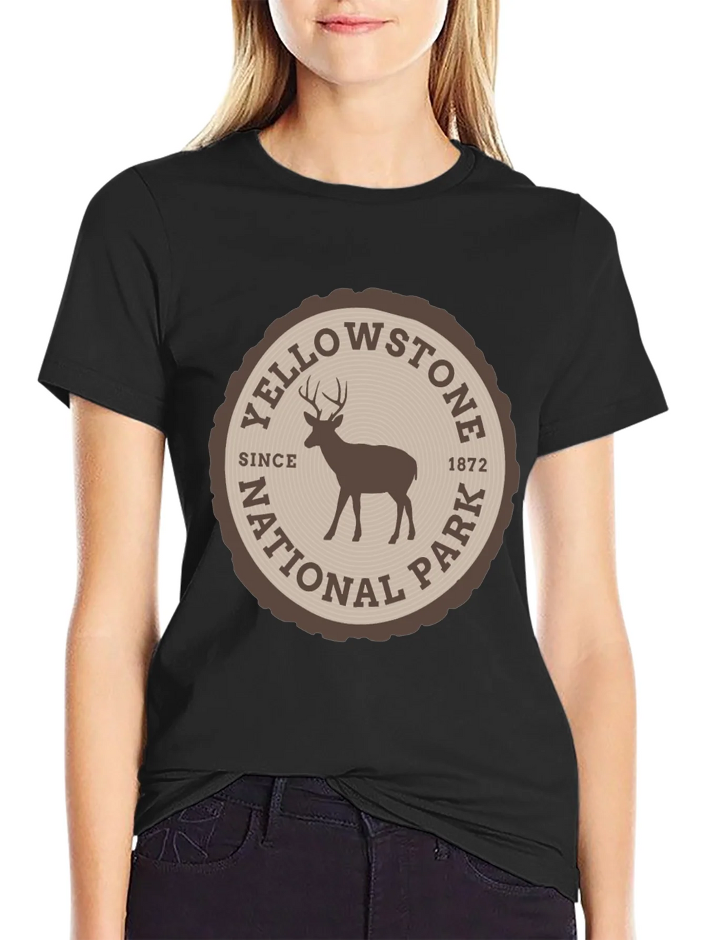 Yellowstone National Park T-Shirt Deer Graphic Tee product image 2
