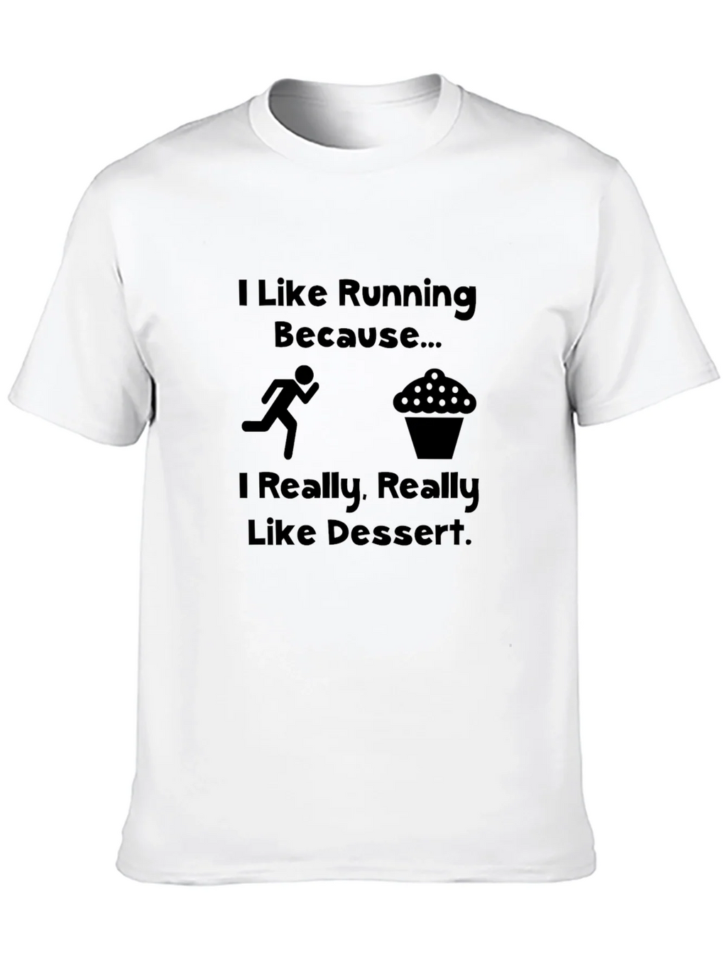 Funny Running & Dessert T-Shirt product image 9