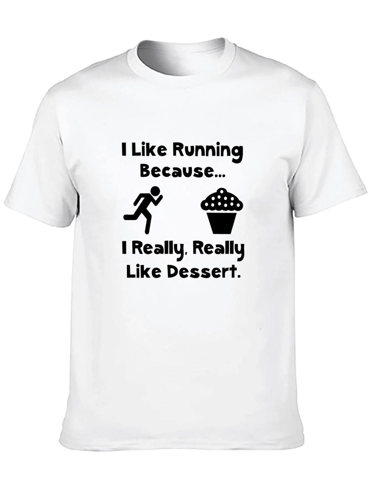 Funny Running & Dessert T-Shirt product image 9