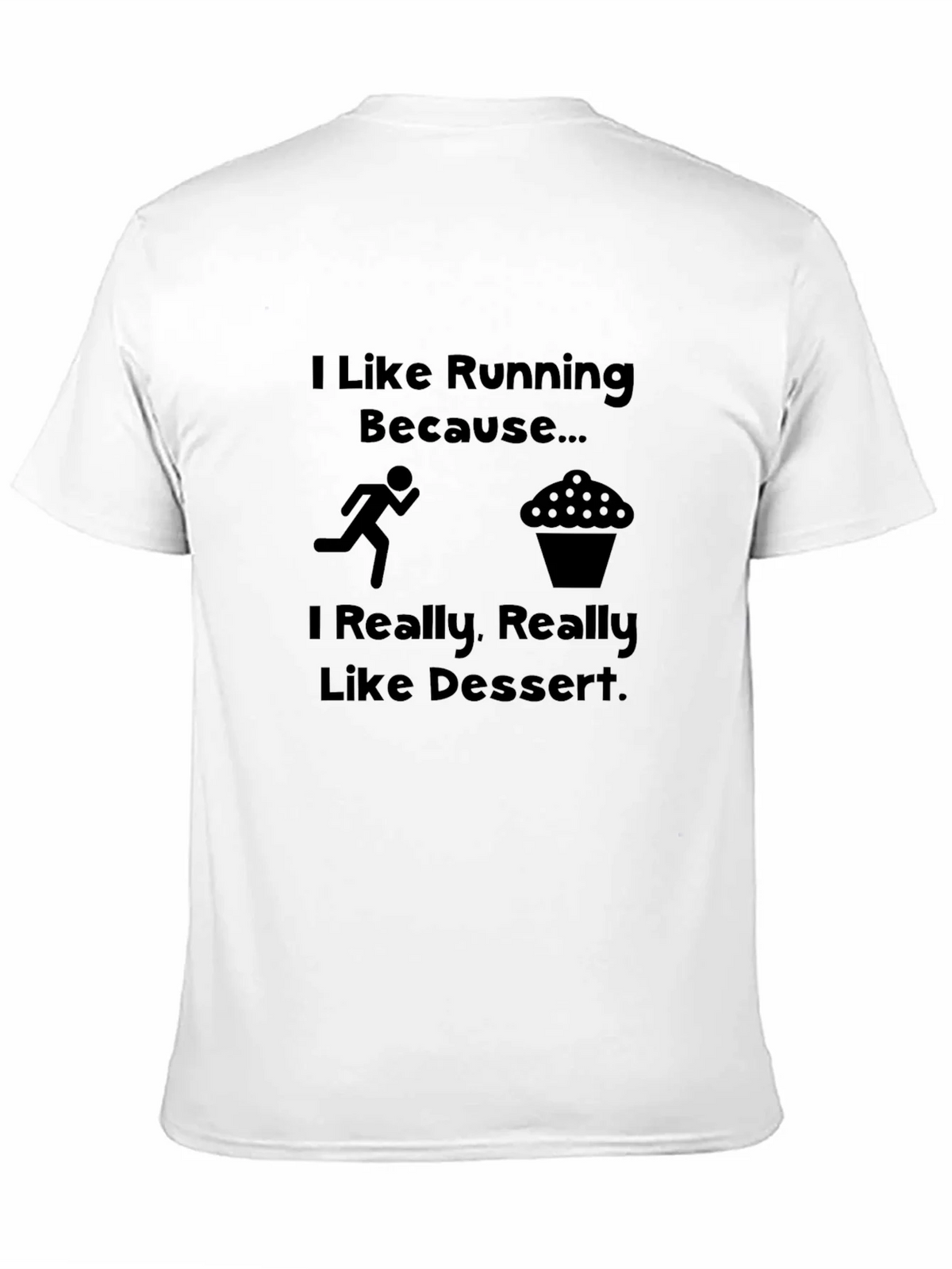 Funny Running & Dessert T-Shirt product image 10