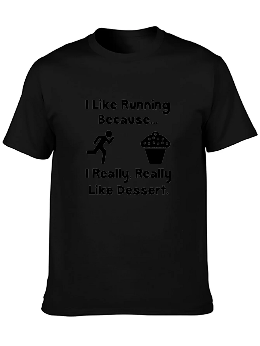 Funny Running & Dessert T-Shirt product image 3