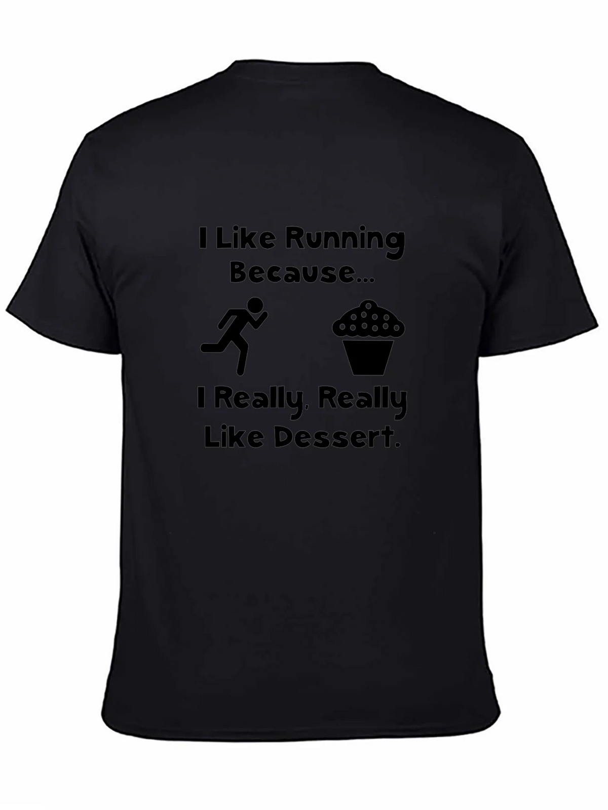 Funny Running & Dessert T-Shirt product image 4