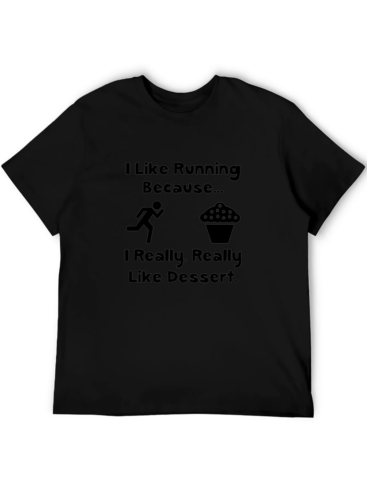 Funny Running & Dessert T-Shirt product image 5
