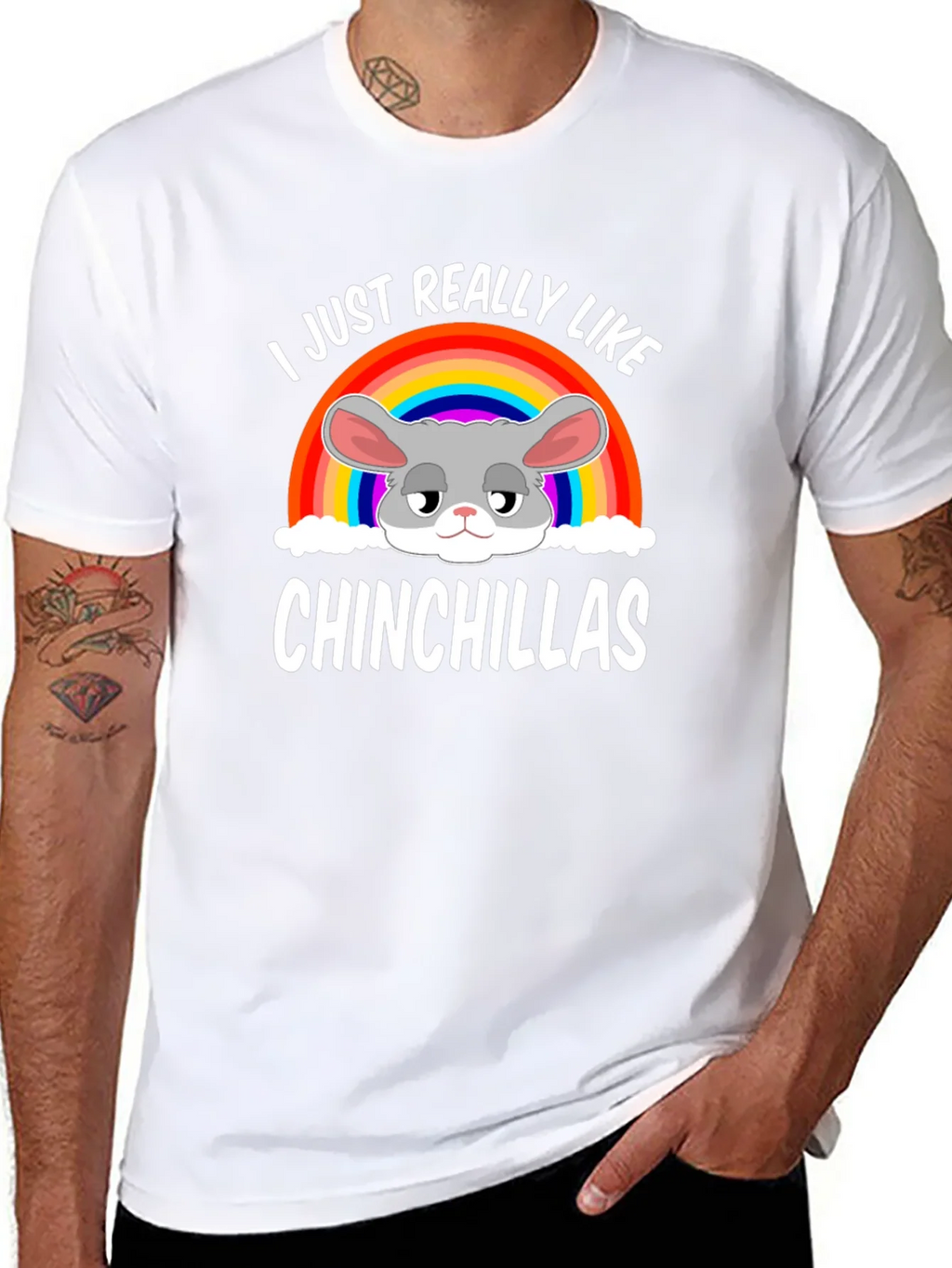 I Just Really Like Chinchillas T-Shirt product image 7