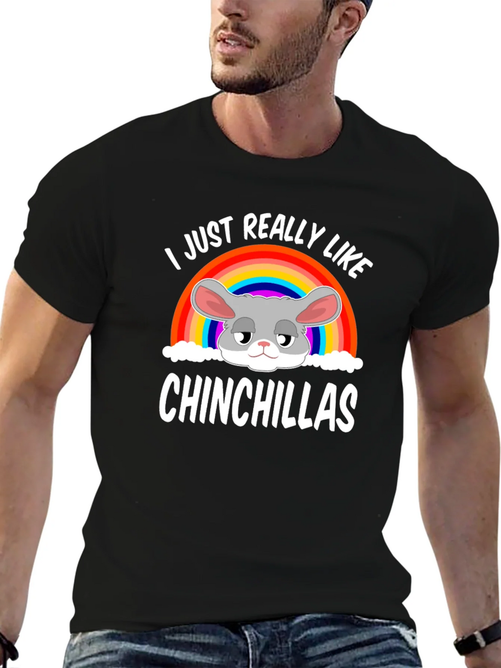 I Just Really Like Chinchillas T-Shirt product image 6