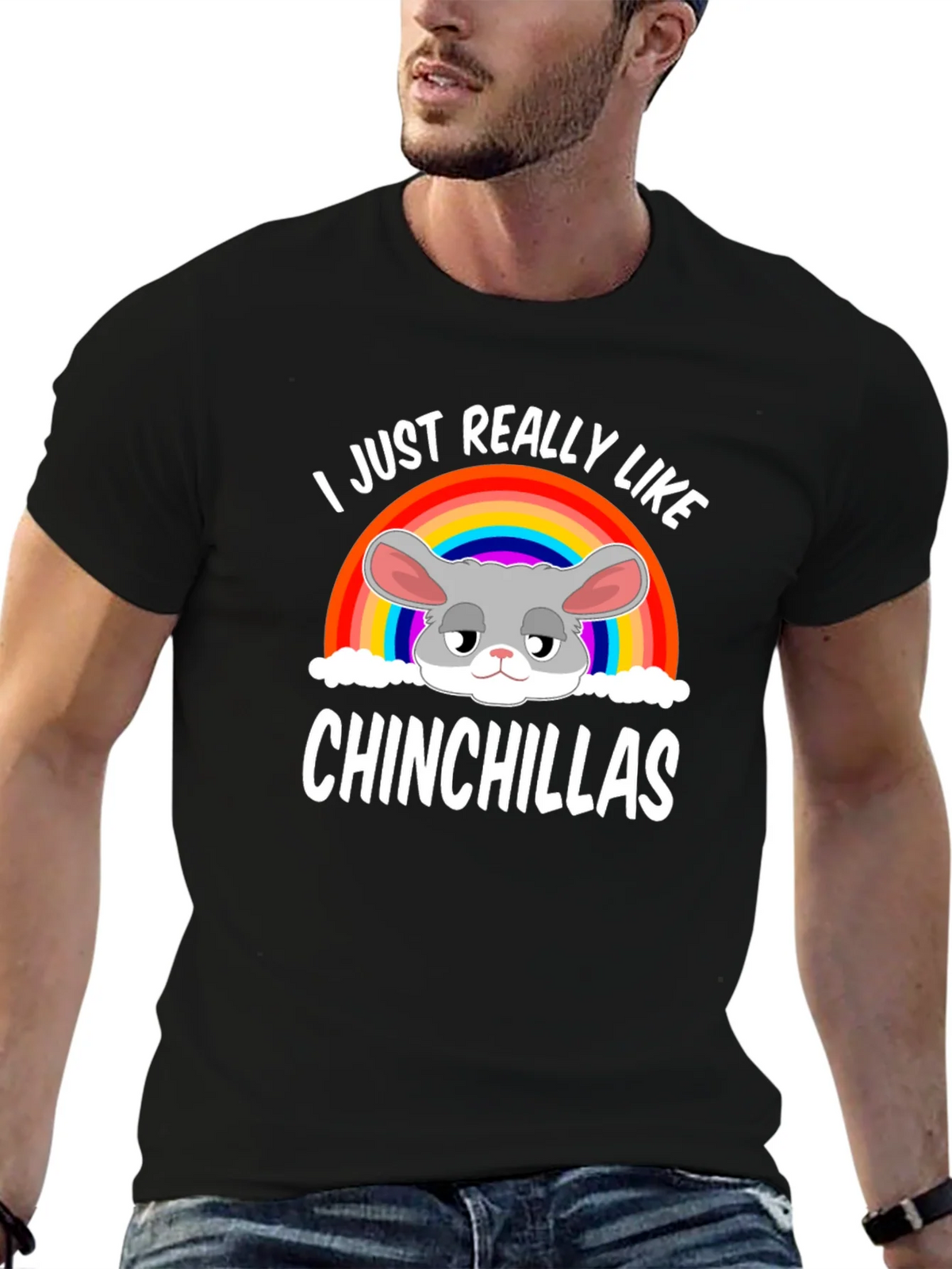 I Just Really Like Chinchillas T-Shirt product image 6