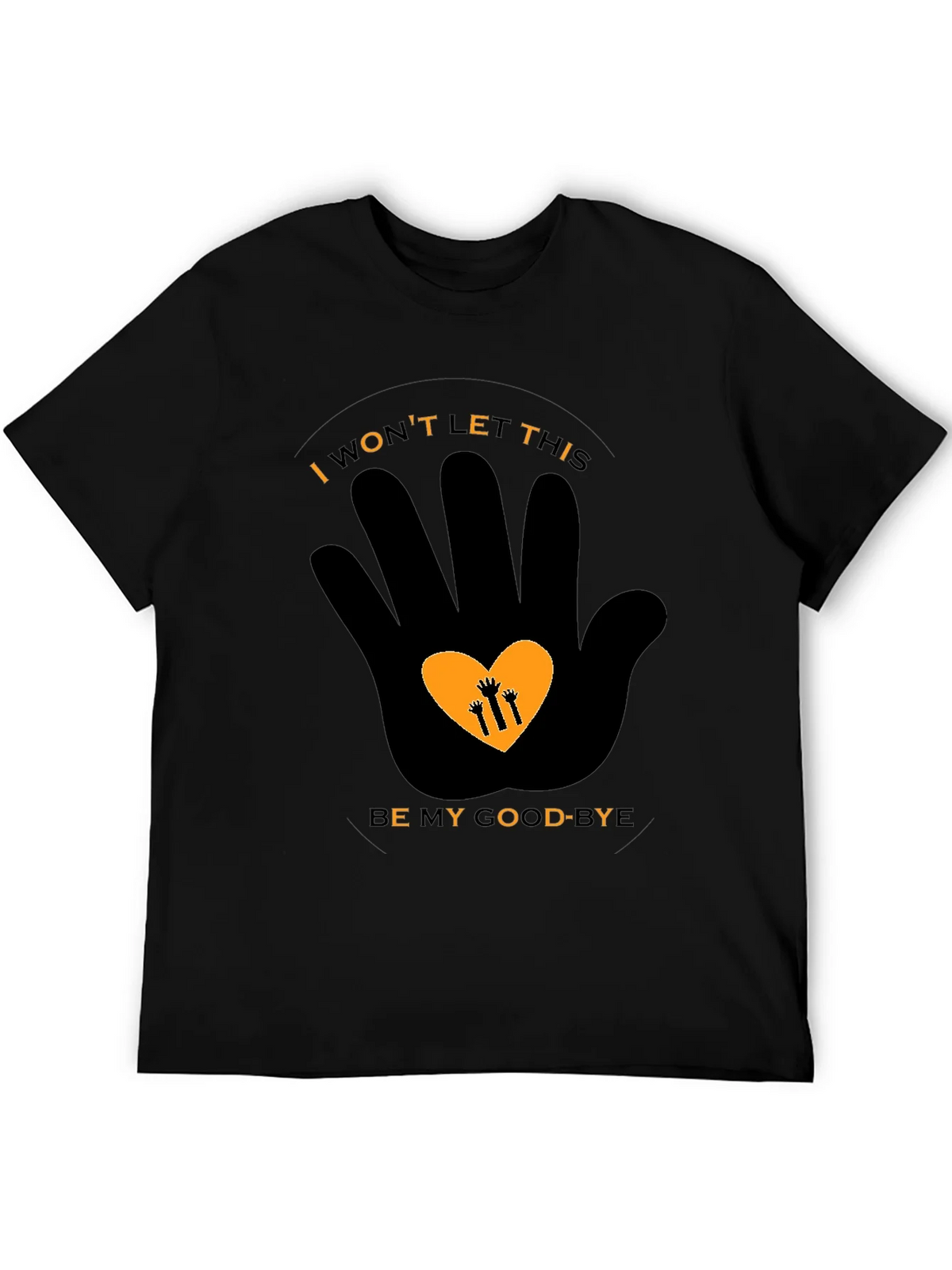 Meaningful Graphic Print Black T-Shirt product image 4