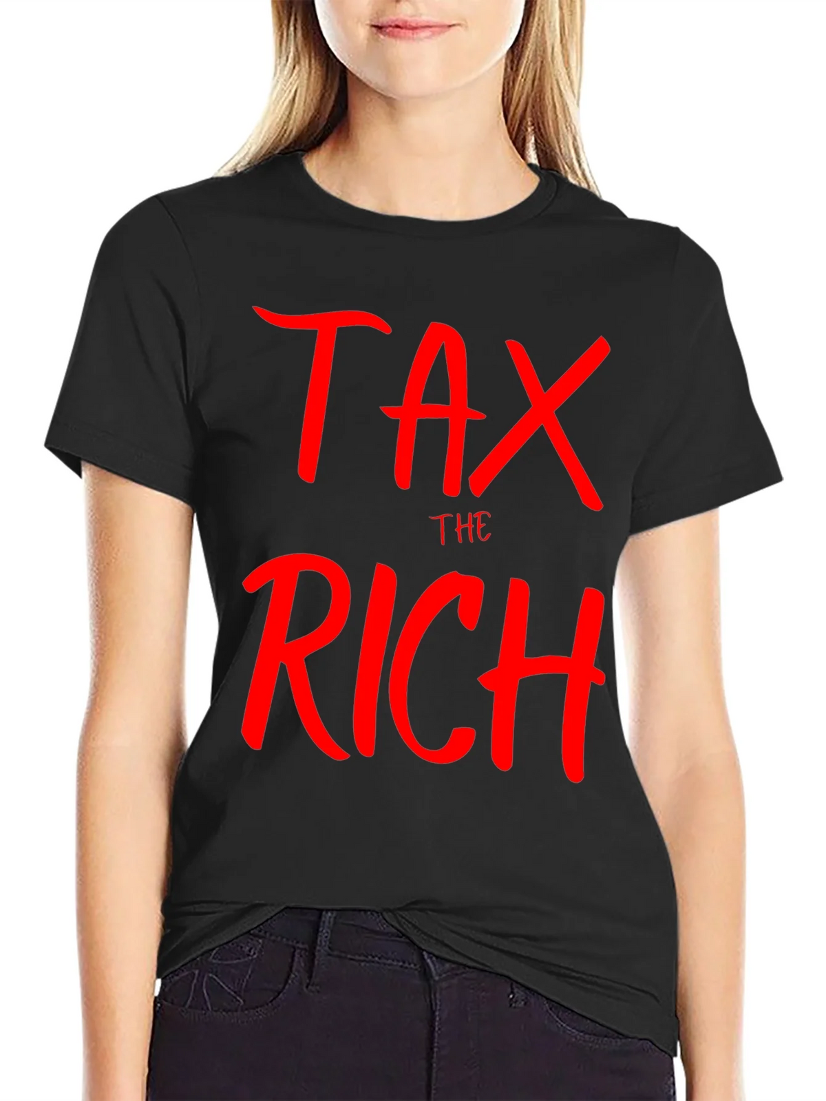 Tax The Rich Graphic Tee - Political Statement T-Shirt product image 1