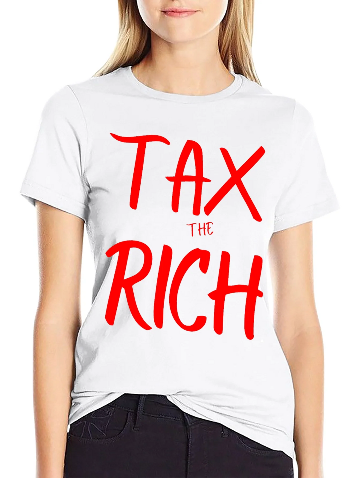 Tax The Rich Graphic Tee - Political Statement T-Shirt product image 5