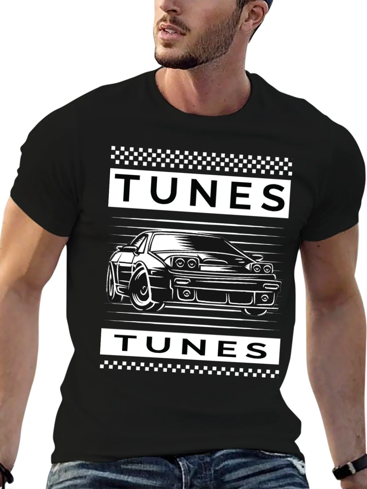 Tunes Car Graphic Tee - Black product image 6