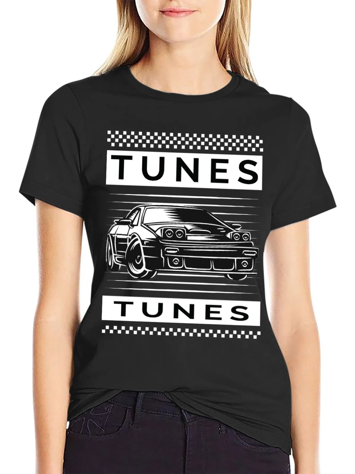 Tunes Car Graphic Tee - Black product image 2