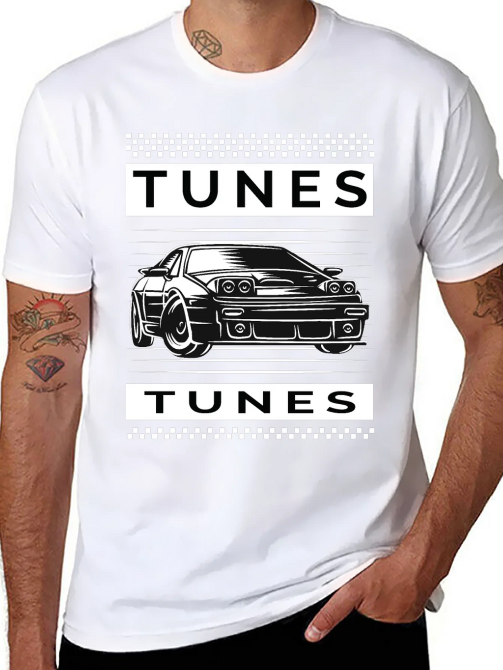 Tunes Car Graphic Tee - Black product image 7