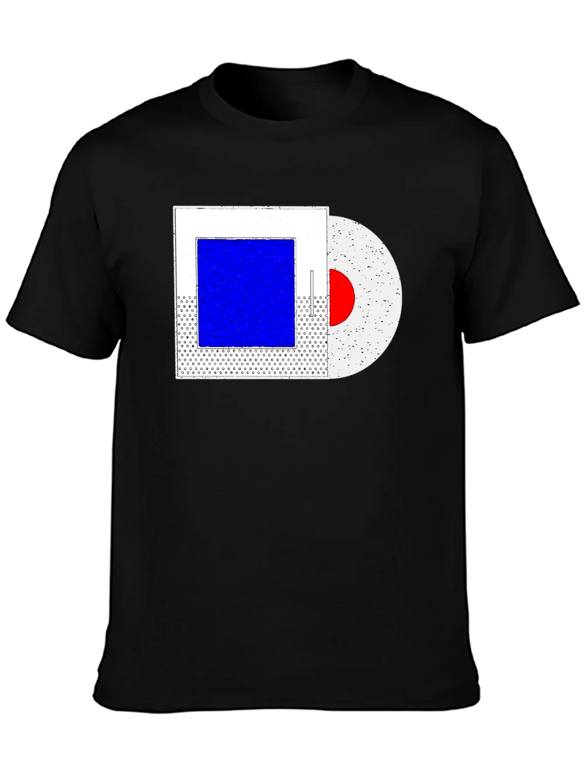 Abstract Art Graphic Tee - Trendy Black T-Shirt product image 2