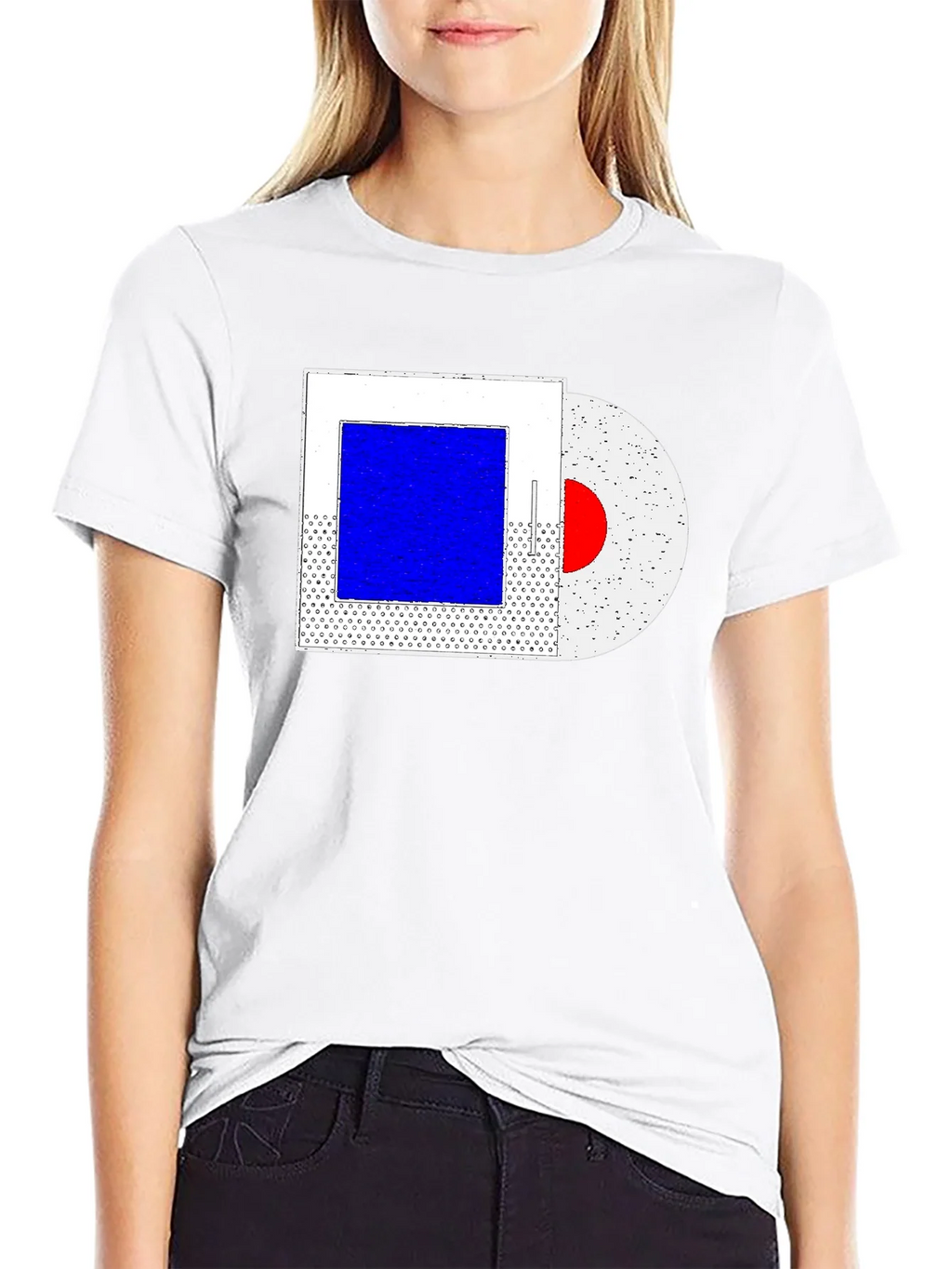 Abstract Art Graphic Tee - Trendy Black T-Shirt product image 7
