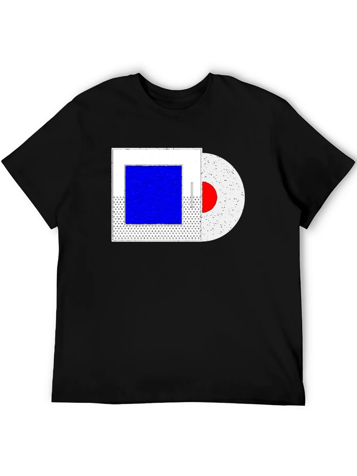Abstract Art Graphic Tee - Trendy Black T-Shirt product image 4