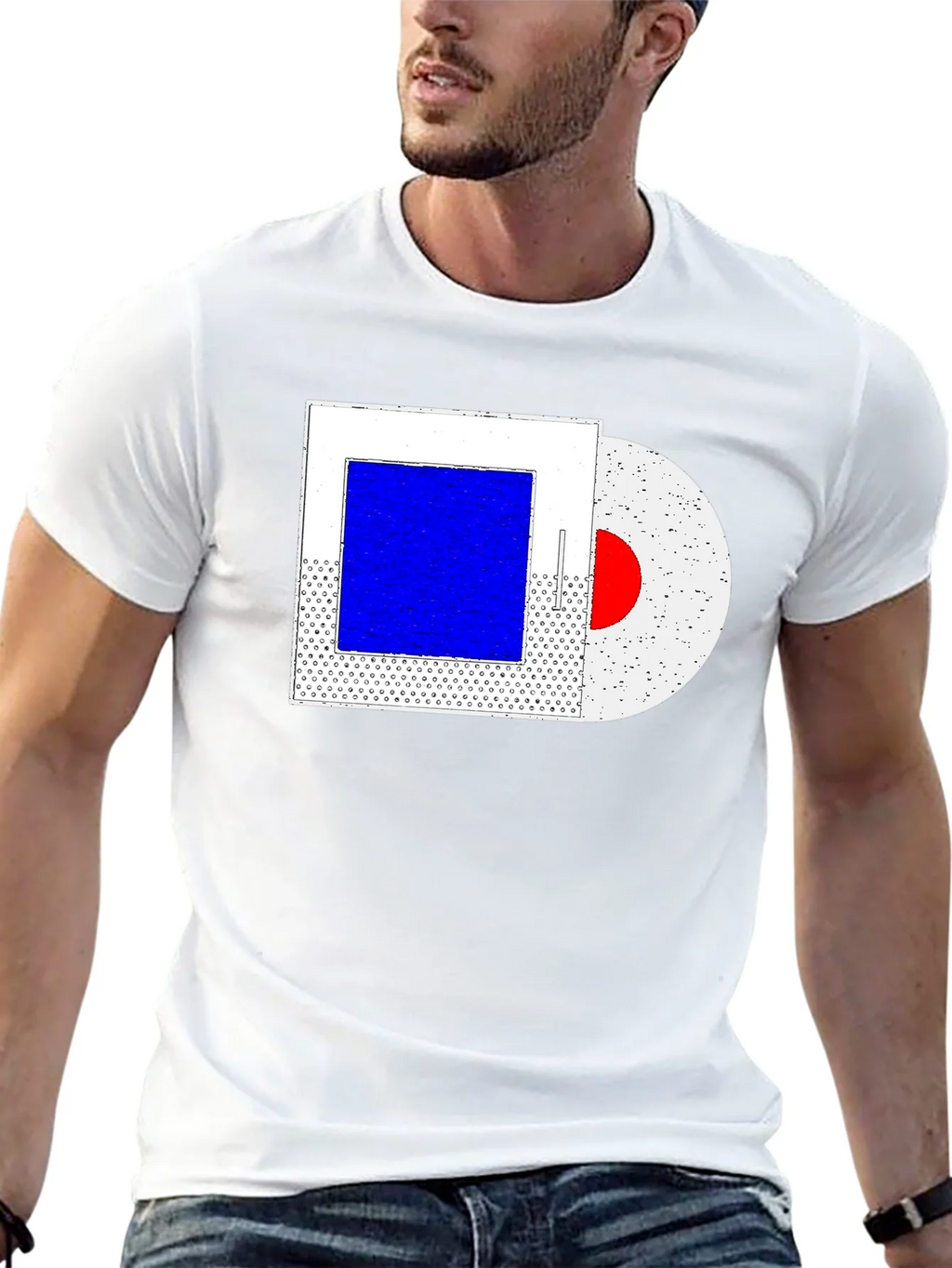 Abstract Art Graphic Tee - Trendy Black T-Shirt product image 11