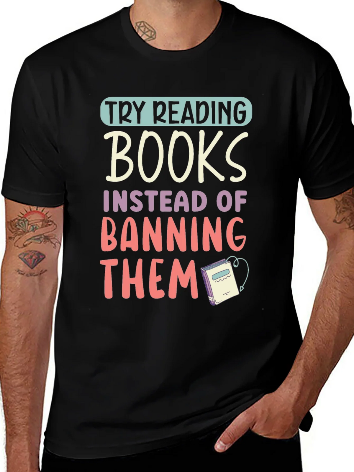 Try Reading Books Graphic Tee product image 1