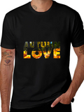 Autumn Love Graphic T-Shirt - Fall Season Tee product image 1