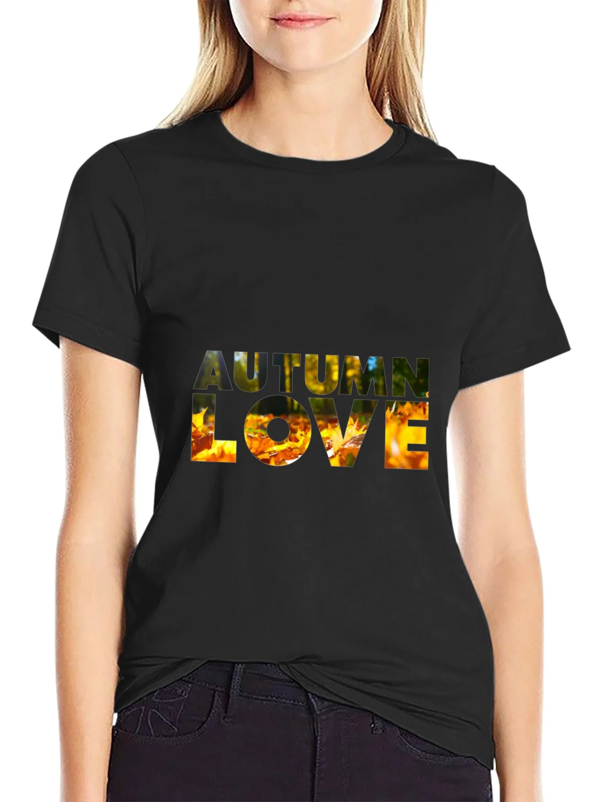 Autumn Love Graphic T-Shirt - Fall Season Tee product image 2