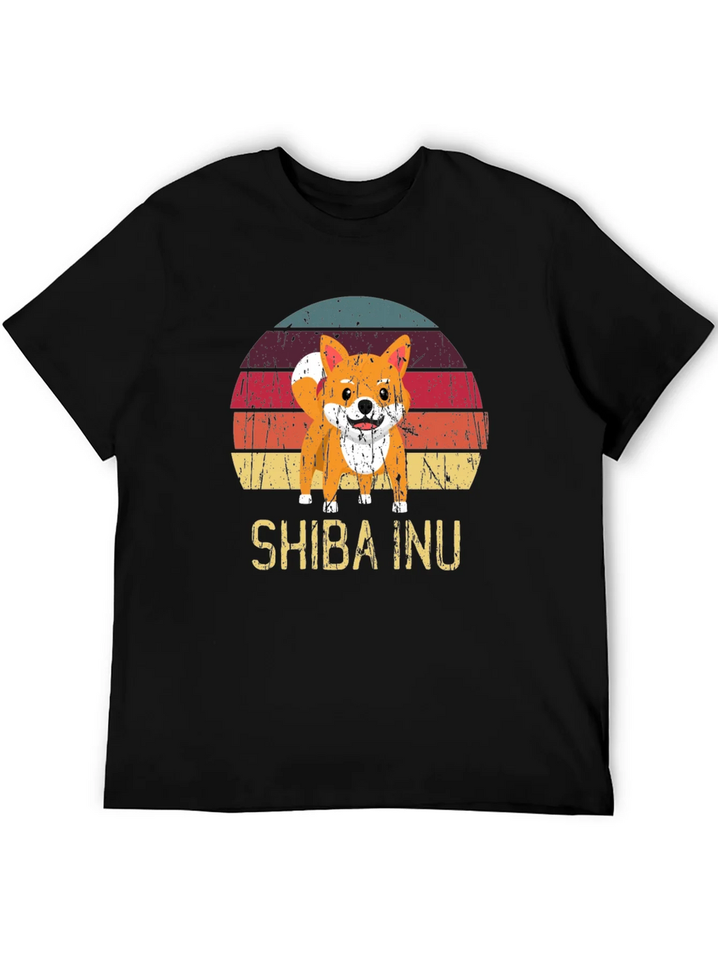 Retro Shiba Inu Graphic Tee product image 5