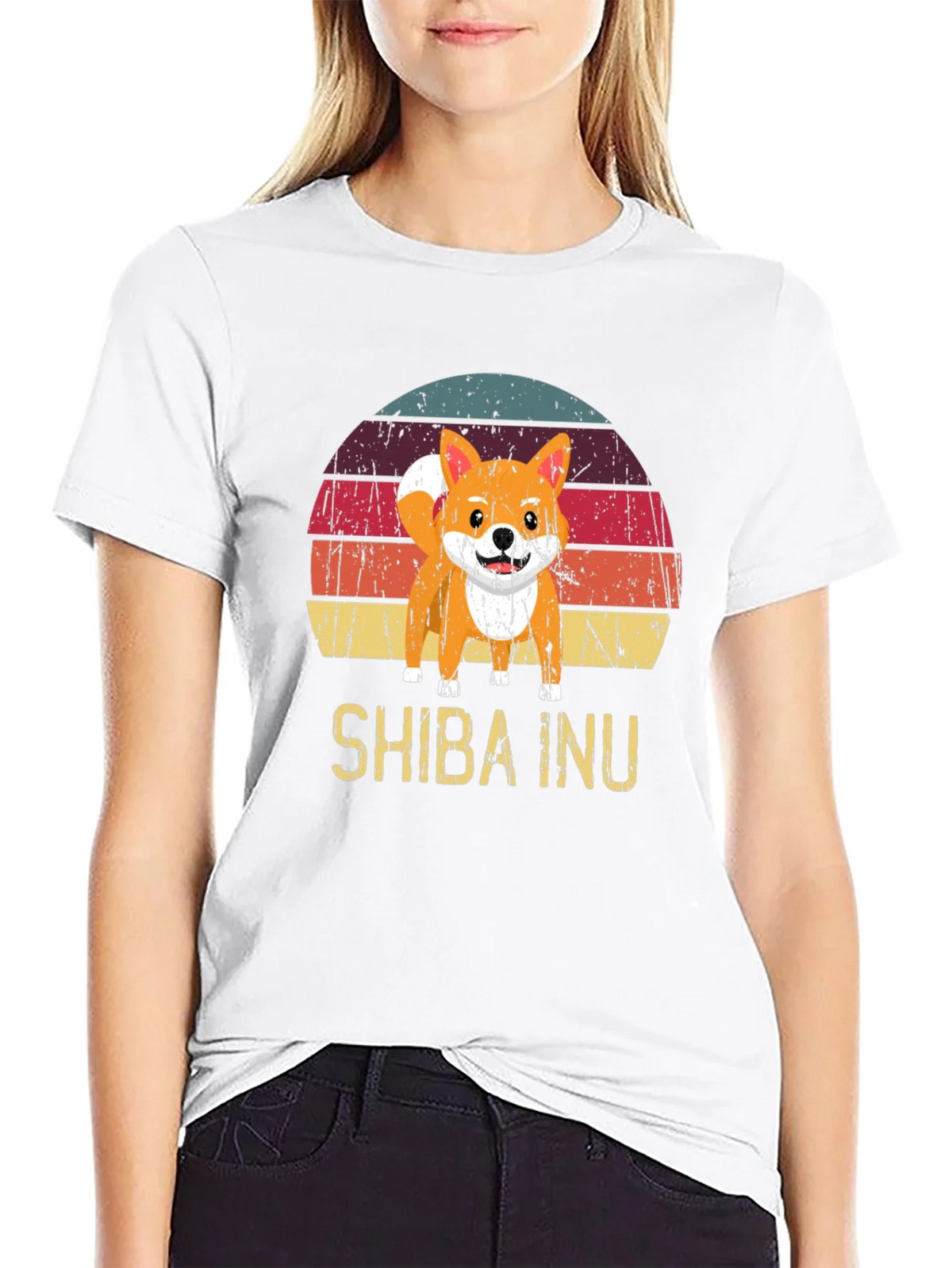 Retro Shiba Inu Graphic Tee product image 8