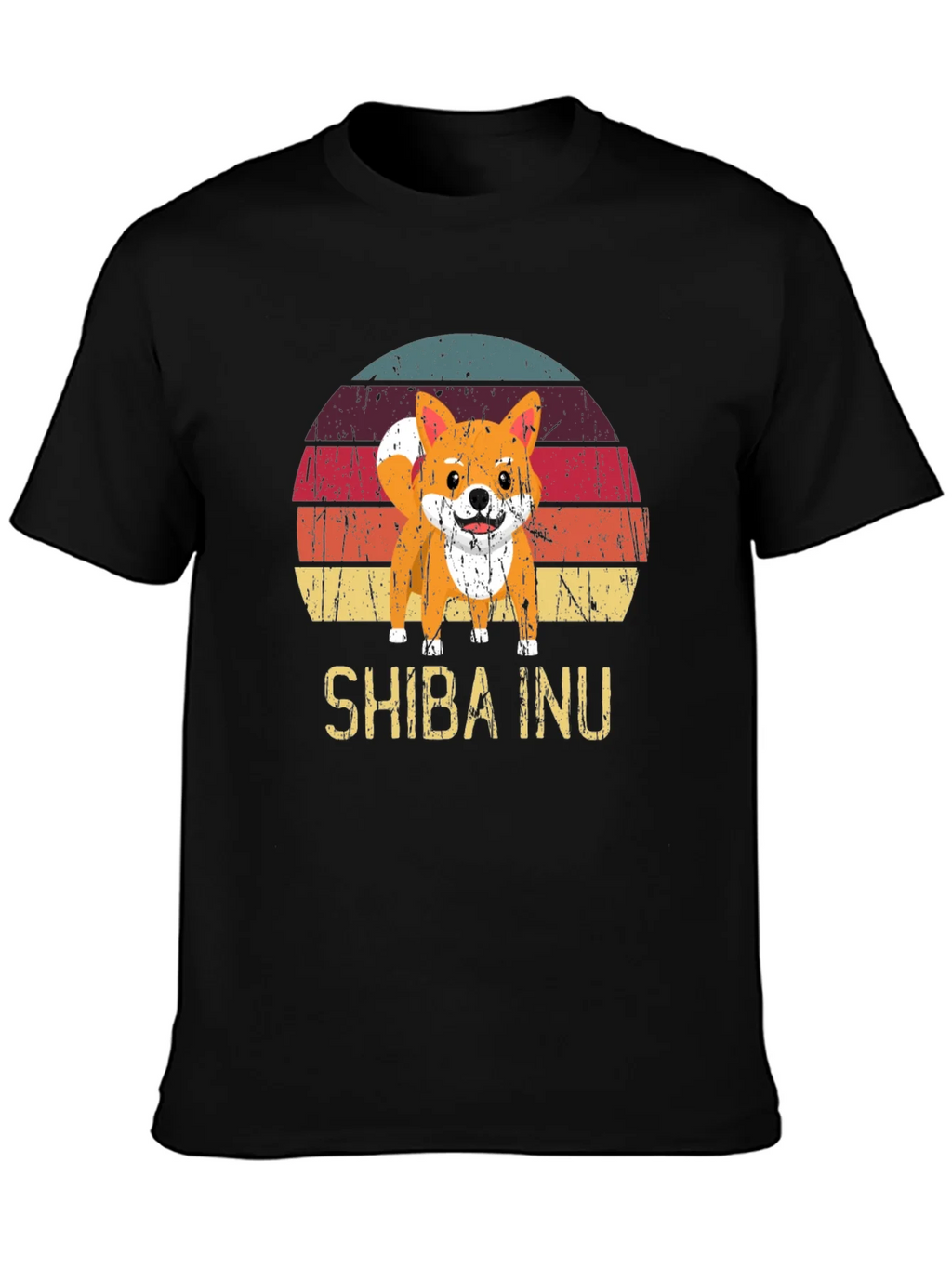 Retro Shiba Inu Graphic Tee product image 3