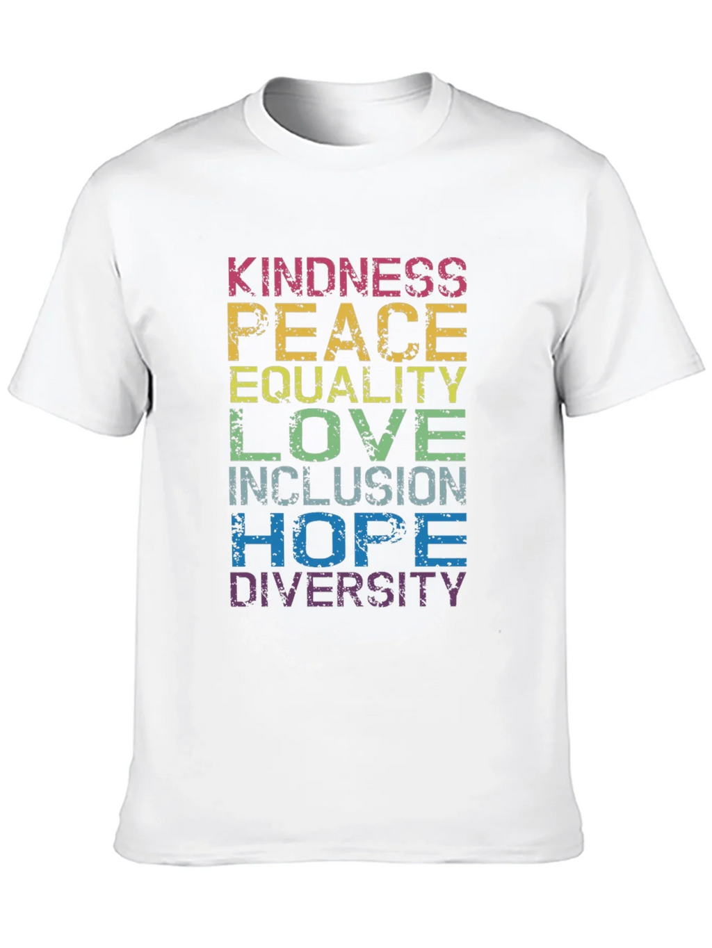Kindness Peace Equality T-Shirt - Pride Positive product image 7