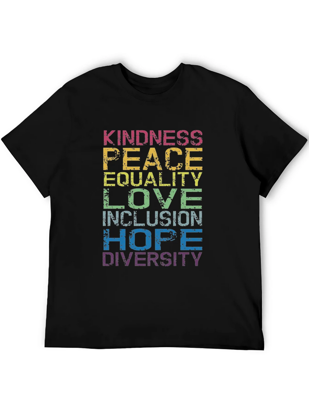 Kindness Peace Equality T-Shirt - Pride Positive product image 4