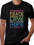 Kindness Peace Equality T-Shirt - Pride Positive product image 1