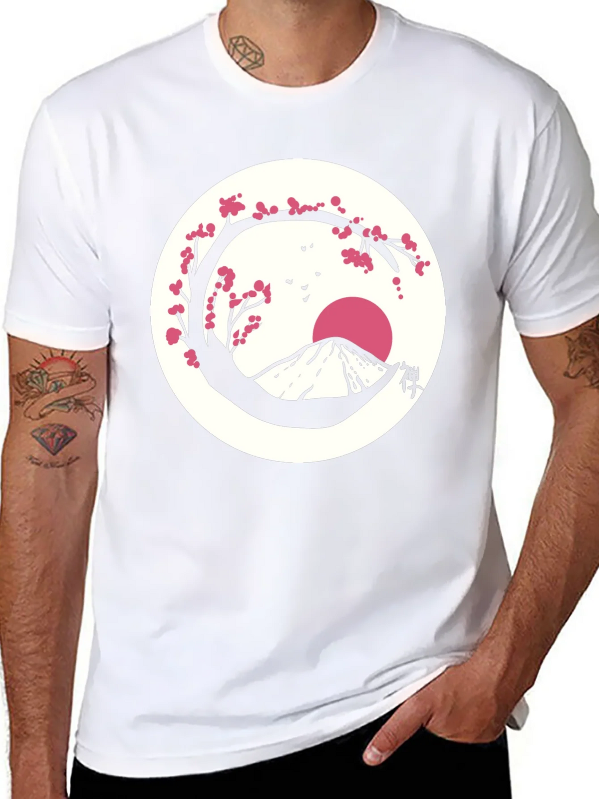 Zen Mountain Blossom T-Shirt product image 7