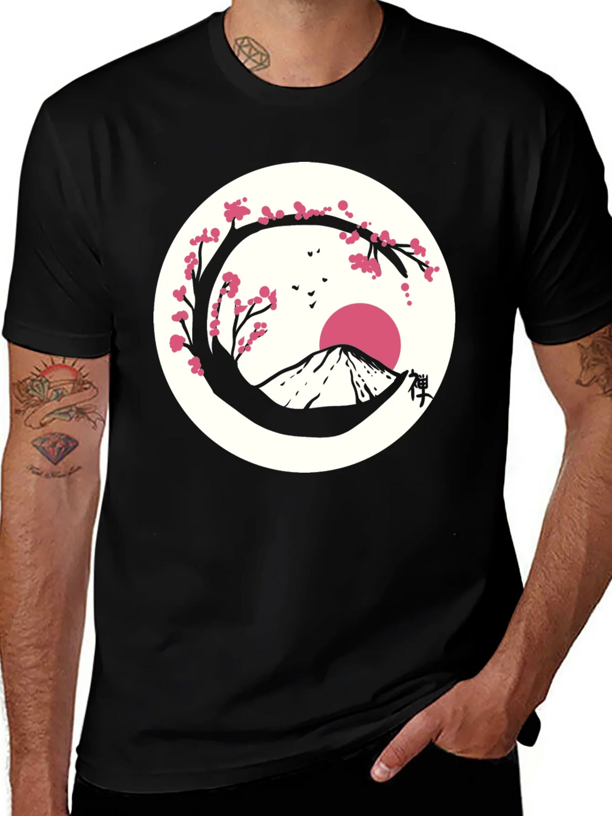 Zen Mountain Blossom T-Shirt product image 1