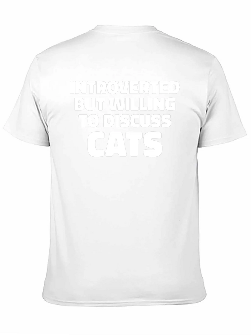 Introverted Cat Lover T-Shirt - Black product image 8