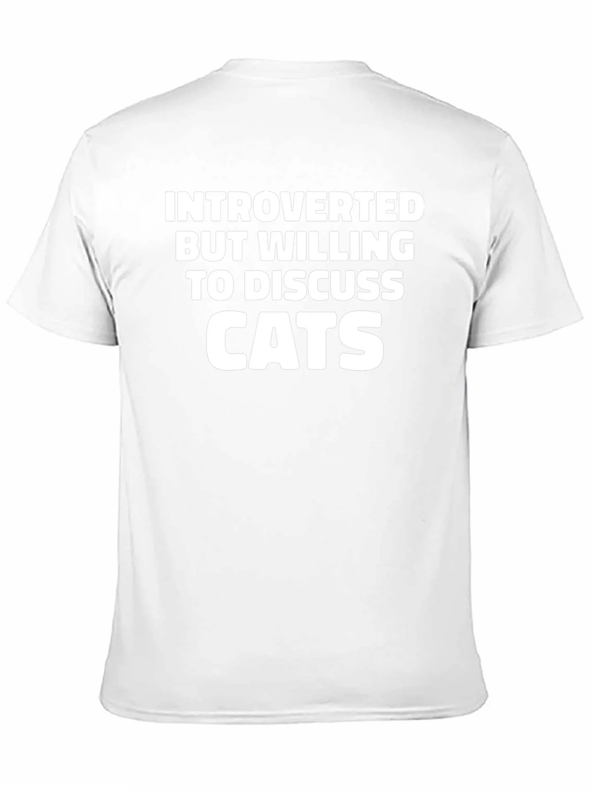 Introverted Cat Lover T-Shirt - Black product image 8