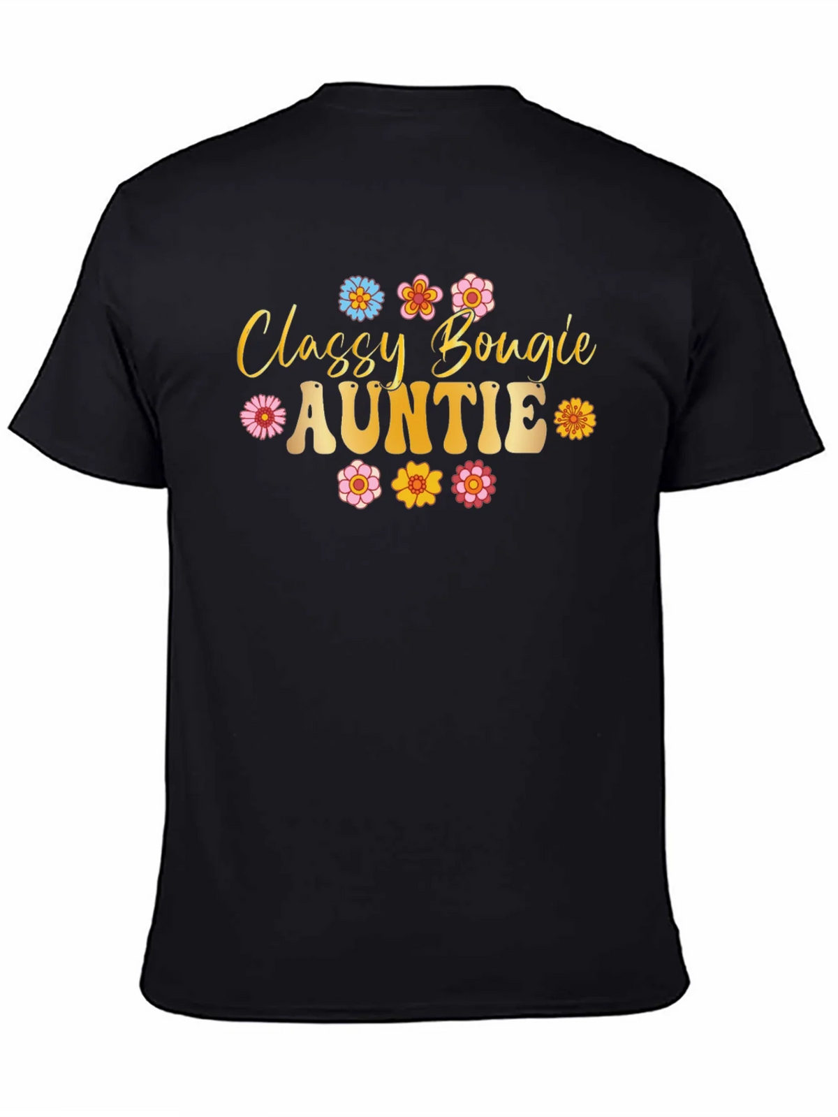 Classy Bougie Auntie Black T-Shirt product image 4